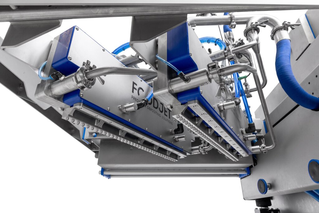 Underside of a FoodJet depositing unit